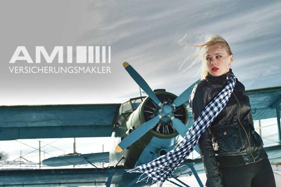 Produktionshaftpflicht Schaden am Flugzeug bei Foto Shooting